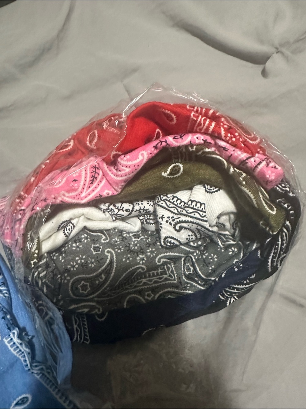 Multi-Color Paisley Bandana Set - Pack of Assorted Colors